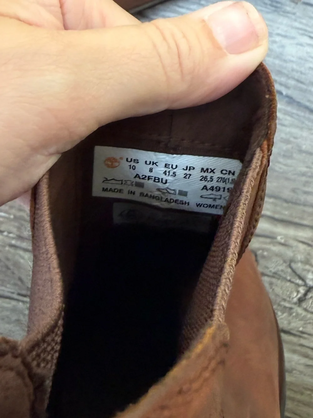 Timberland STROMBUCKS MID CHELSEA BOOT,DARK BROWN size 10‎